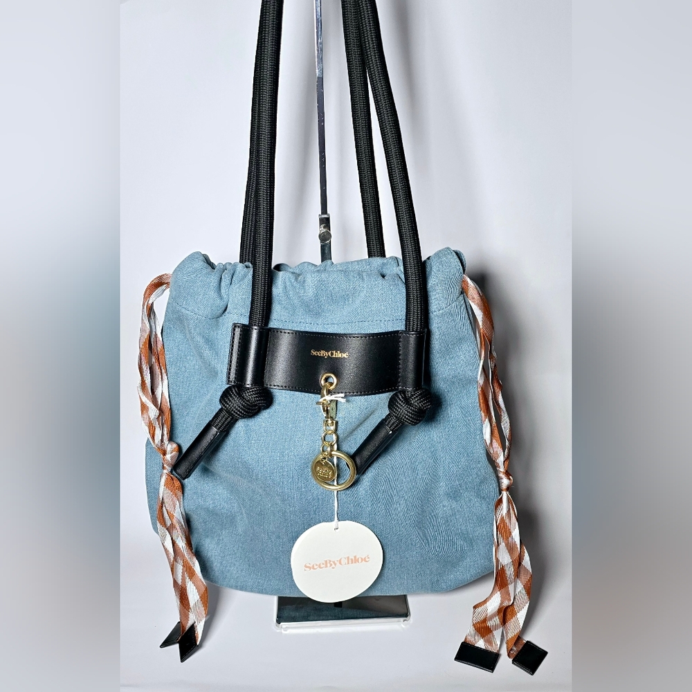 See By Chloe Denim Bucket Bag